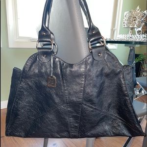 100% Authentic Fendi leather hobo bag